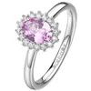 Brosway Elegant sidabrinis ring Fancy Vibrant Rožinė FVP73