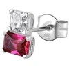 Brosway Elegant sidabrinis single earring Fancy Passion Ruby FPR07