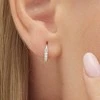 Brosway Fancy Infinite Baltas FIW88 sidabrinis hoop single earring