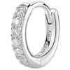 Brosway Fancy Infinite Baltas FIW88 sidabrinis hoop single earring