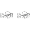 Brosway Puošnūs begaliniai balti sidabriniai auskarai FIW48/FIW49/FIW50