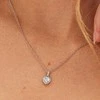 Brosway Fancy Infinity Baltas Heart putojantis sidabrinis pakabukas FIW120