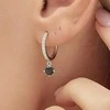 Brosway Fancy Mystery Juodas FMB86 apskritas vienvietis auskaras