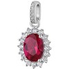 Brosway Fancy Passion Ruby FPR13 elegantiškas sidabrinis pakabukas