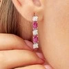Brosway „Fancy Passion Ruby FPR19 Sidabrinis“ kabantis viengubas auskaras