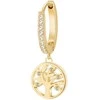 Brosway paauksuoti vienviečiai auskarai Tree of Life Chakra BHKE005