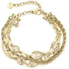 Brosway Luxurious multi-layered bracelet with crystals Symphonia BYM211