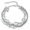 Brosway Luxurious multi-layered bracelet with crystals Symphonia BYM210