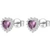 Brosway Sidabriniai auskarai Magic Violetinė Fancy FMP53