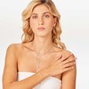 Brosway Sidabrinis rings with zircons and artificial pearls Fancy Infinite Baltas FIW176