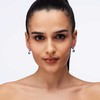 Brosway Sparkling hoop earrings with cubic zirconia Fancy Life Žalias FLG142