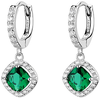 Brosway Sparkling hoop earrings with cubic zirconia Fancy Life Žalias FLG142