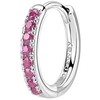 Brosway Stilingi apvalūs vienetiniai auskarai Fancy Passion Ruby FPR85