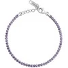 Brosway Teniso apyrankė su kubiniu cirkoniu Fancy Magic Violetinė FMP107