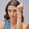 Brosway Plieninė teniso apyrankė su mėlynais cirkoniais Desideri BEI107