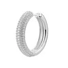 Brosway Nesenstantis vienvietis auskaras su cirkoniais Infinite Baltas Fancy FIW127