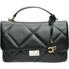 Carla Ferreri Dámská kožená crossbody kabelka CF2211 Nero