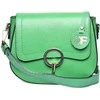 Carla Ferreri Dámská kožená crossbody kabelka CF1885 Verde