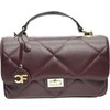 Carla Ferreri Dámská kožená crossbody kabelka CF2211 Vino