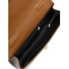 Carla Ferreri Dámská kožená crossbody kabelka CF2211 Cognac