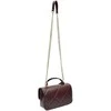 Carla Ferreri Dámská kožená crossbody kabelka CF2211 Vino
