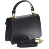 Carla Ferreri Dámská kožená crossbody kabelka CF3153 Nero
