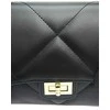 Carla Ferreri Dámská kožená crossbody kabelka CF2211 Nero