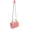 Carla Ferreri Dámská kožená crossbody kabelka CF2211 Rosa Scuro