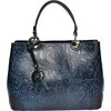 Carla Ferreri Women's leather handbag CF3127 Blu