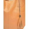 Carla Ferreri Women's leather Hobo handbag CF1619 Cognac