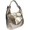 Carla Ferreri Women's Leather Hobo Handbag CF8159 Bronzo
