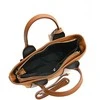 Carla Ferreri Women's leather handbag CF8156 Cognac