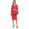 Carla Ferreri Women's leather handbag CF8156 Vino