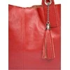 Carla Ferreri Women's leather Hobo handbag CF1619 Rosso