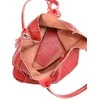 Carla Ferreri Women's leather Hobo handbag CF1619 Rosso