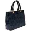 Carla Ferreri Women's leather handbag CF3127 Blu