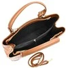 Carla Ferreri Women's leather handbag CF3127 Cognac