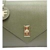 Carla Ferreri Women's leather crossbody handbag CF1948T Verde Militare