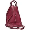 Carla Ferreri Women's leather backpack CF1625 Vino