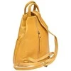 Carla Ferreri Women's leather backpack CF1625 Senape
