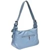 Carla Ferreri Women's leather handbag CF1945 Celeste Scuro