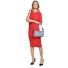 Carla Ferreri Women's leather handbag CF1945 Celeste Scuro