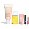 Maternity Set Clarins: Multi Active Jour Age-Defying Day Kreminis For Face, 15 ml + Body Partner Anti-Stretch Marks Body Kreminis Body, 175 ml + Wonder Volume Volumising Blakstienų tušas Juodas, 3 ml *Miniature + Tonikas Firming Body Oil, 100 ml + Lip Confort Lip Oil 04 1.