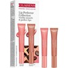 Rinkinys „Clarins Lip Perfector Duo“ – 05 „Candy Simmer“ 12 ml + 06 „Rosewood Simmer“ 12 ml