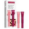 „Clarins Lip Perfector Duo“ rinkinys – 01 „Rose Shimmer“ 12 ml + 08 „Plum Shimmer“ 12 ml