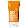 Clarins Youth-Protecting Sunscreen SPF 50+ apsauginis kremas nuo saulės veidui, 150 ml