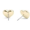 Coach Charming heart earrings made of brass 37479226GLD100
