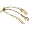 Coach Elegant auksinis plated bracelet for women 37440610GLD710