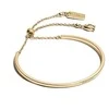 Coach Elegant auksinis plated bracelet for women 37440610GLD710