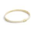 Coach Elegant solid bracelet for women 37553124GLD100